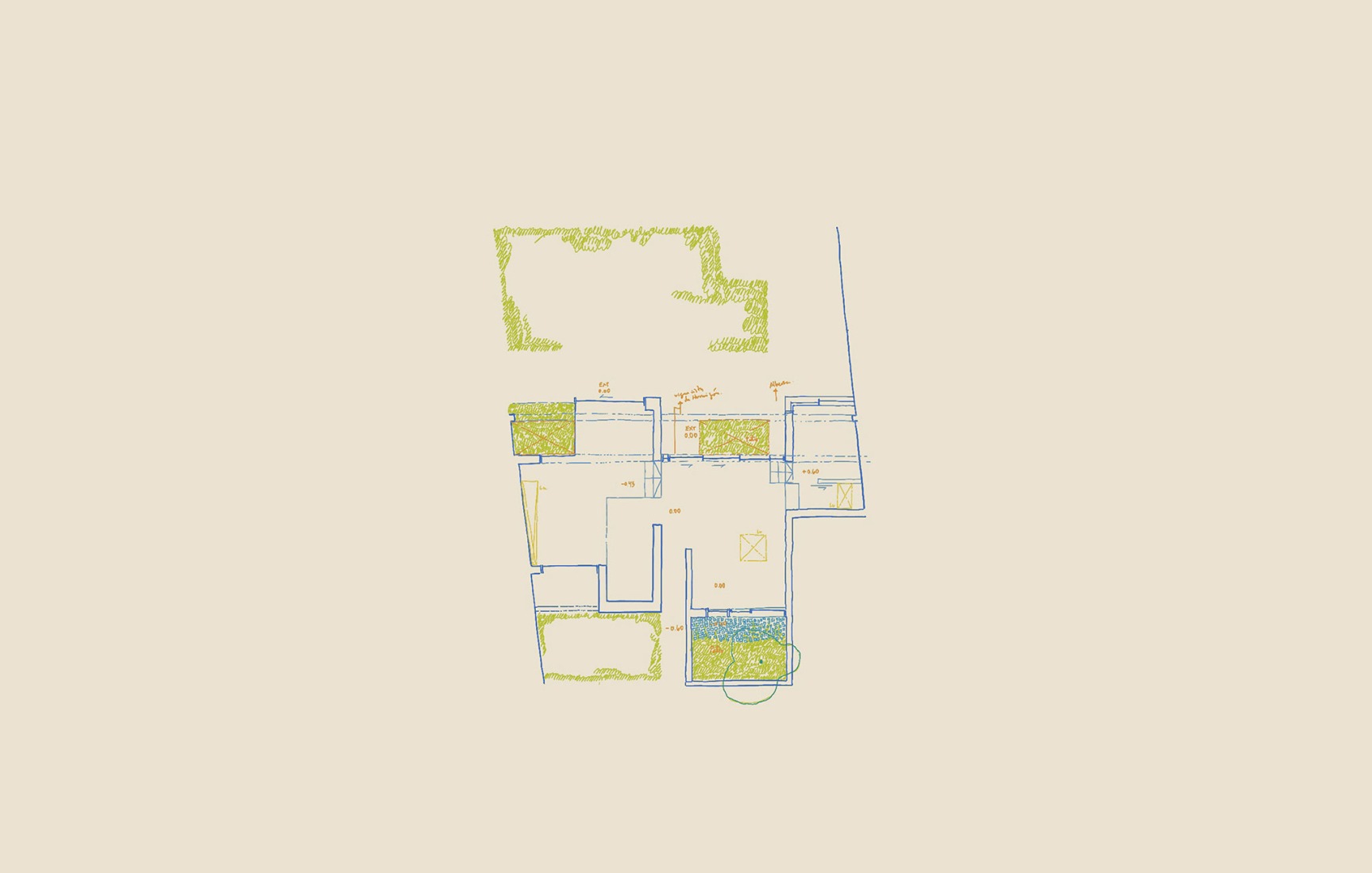 Sketch. MG Houses by delaVegaCanolasso.