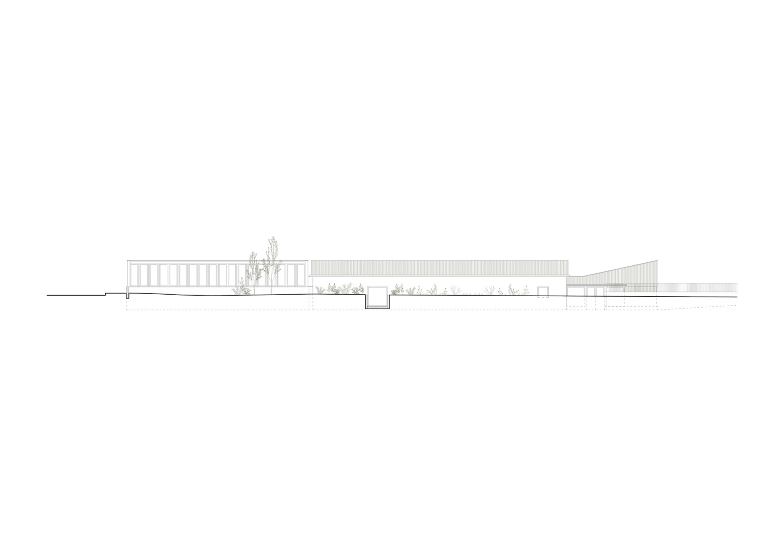 Elevation. "Creche Modular em Madeira" by depA.