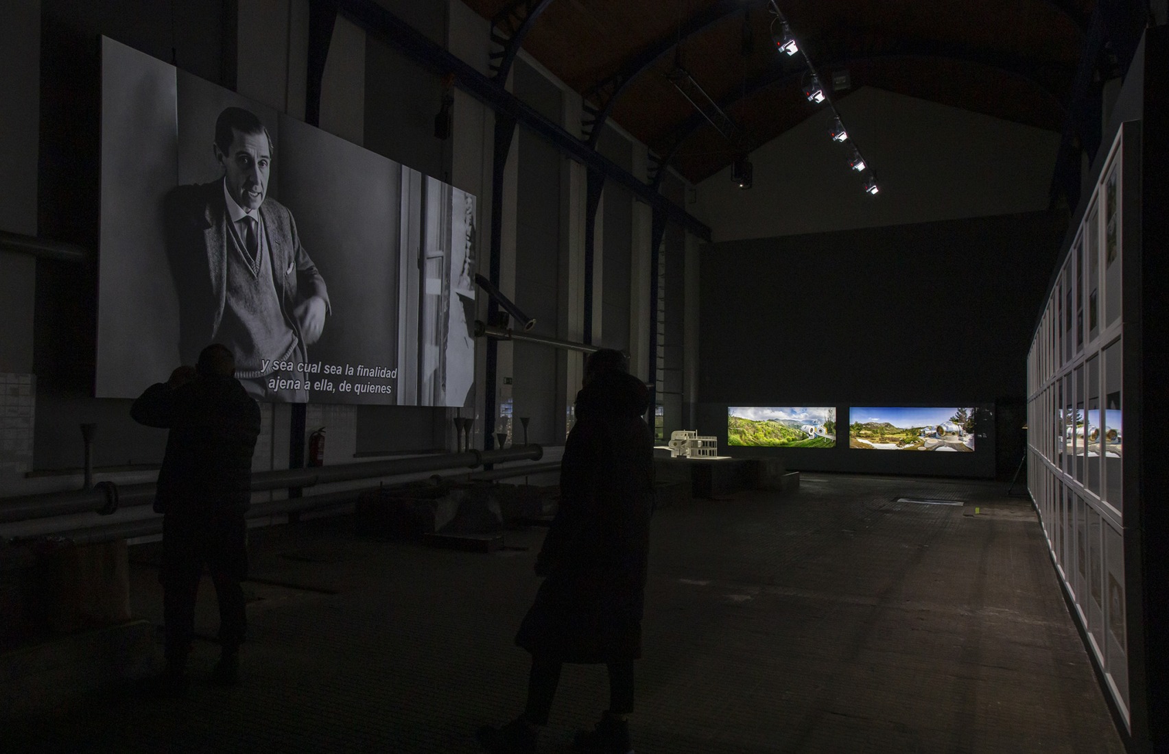 Exposición «La revuelta y la nieve» por Dionisio González. Fotografía por De la Puente fotoespacio. Cortesía de LEV Festival.