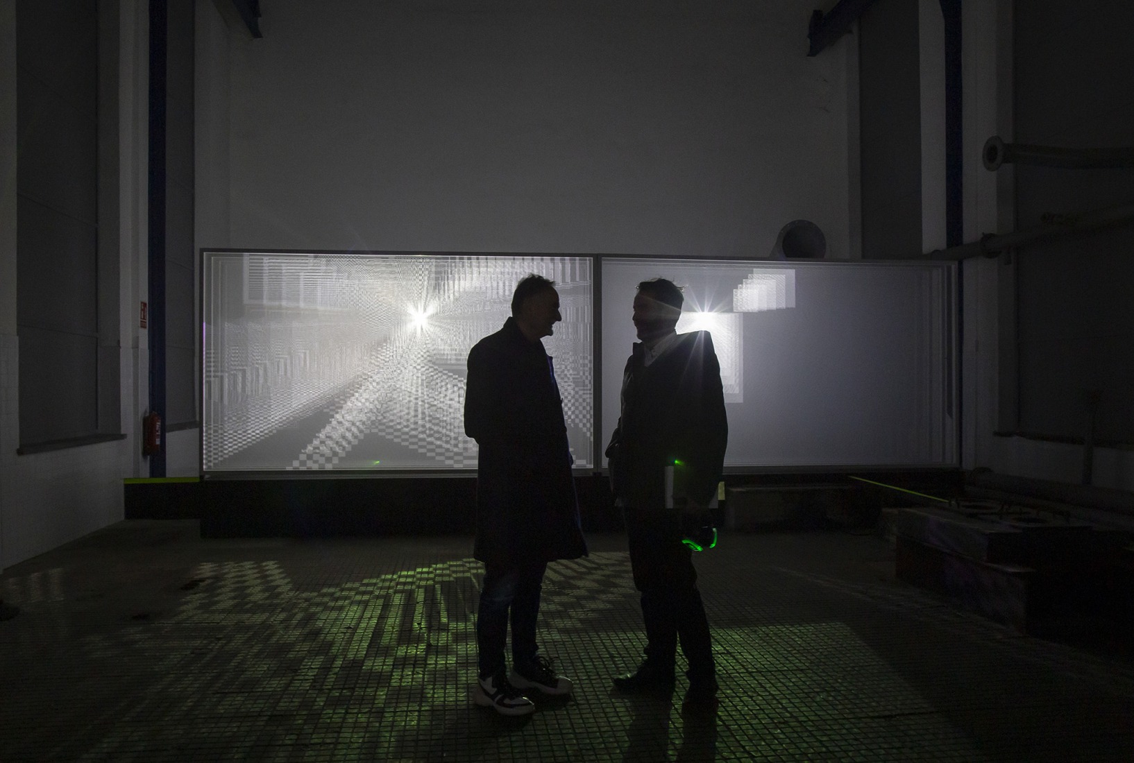 Exposición «La revuelta y la nieve» por Dionisio González. Fotografía por De la Puente fotoespacio. Cortesía de LEV Festival.