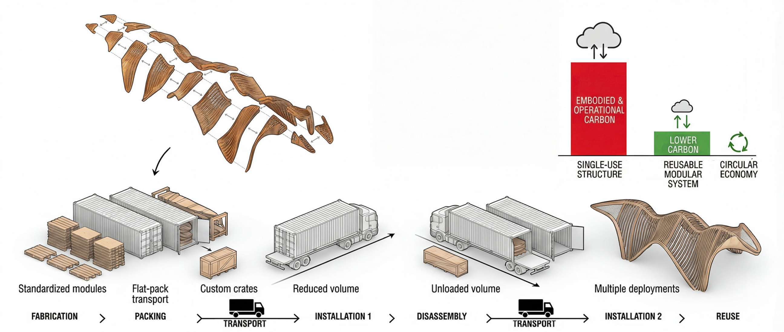 Axonometría, lógica y transporte. «DRAC» por ggstudio.
