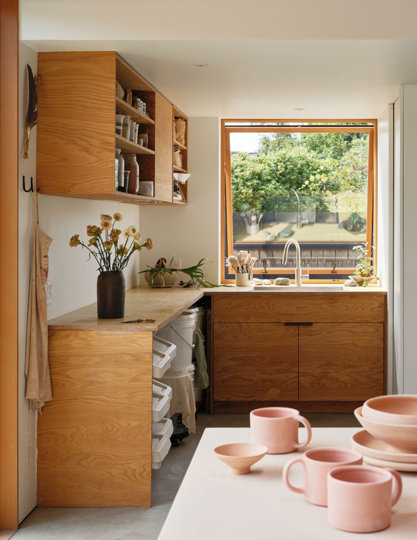 Ceramics Studio by GO'C. Photograph by Kevin Scott.