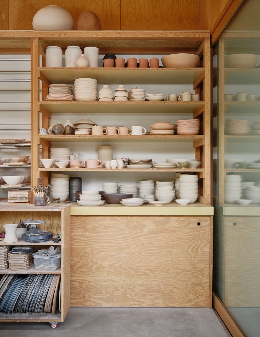 Ceramics Studio by GO'C. Photograph by Kevin Scott.