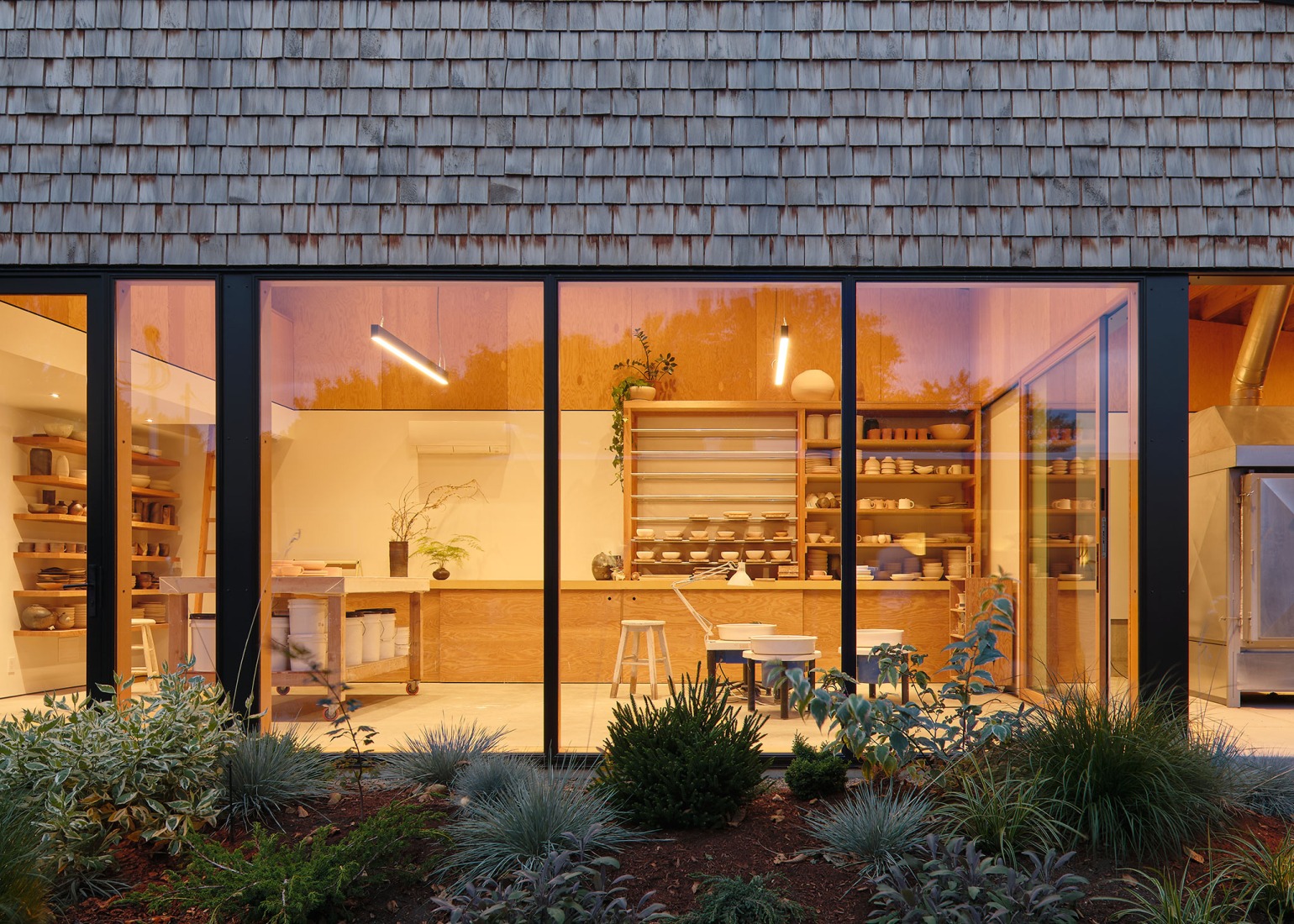 Ceramics Studio by GO'C. Photograph by Kevin Scott.