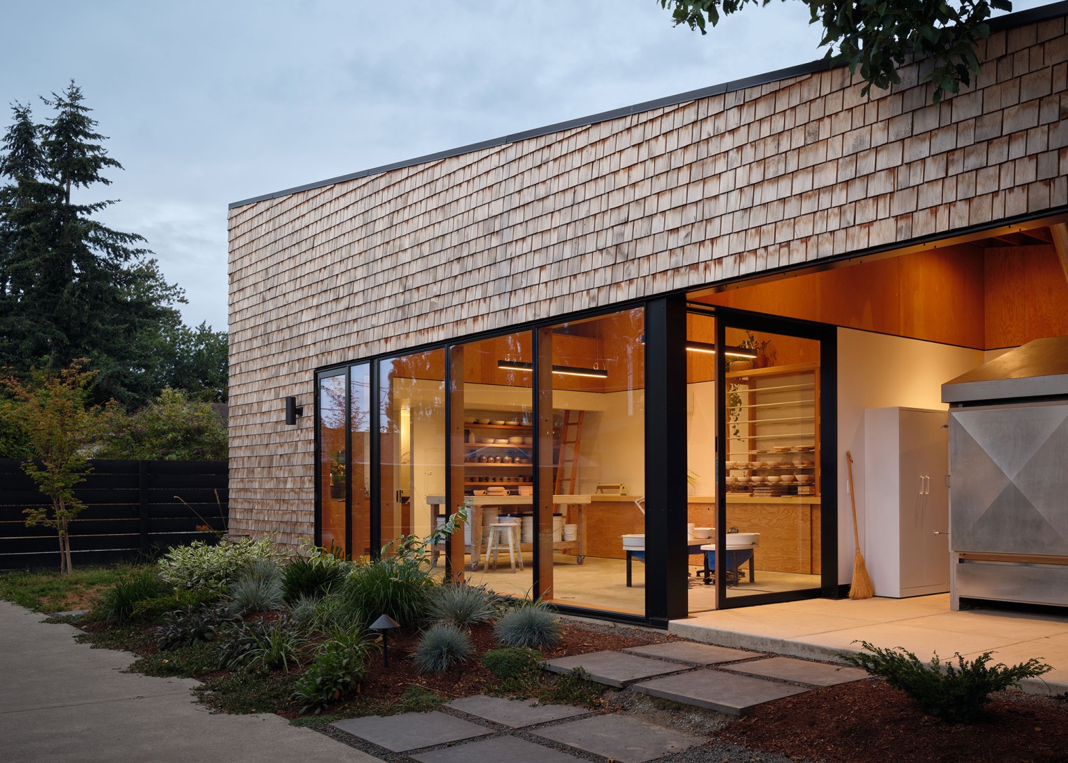 Ceramics Studio by GO'C. Photograph by Kevin Scott.