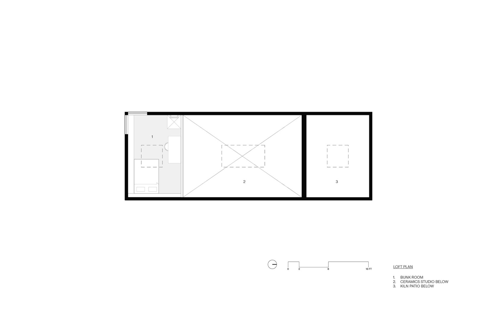 Loft plan. Ceramics Studio by GO'C.