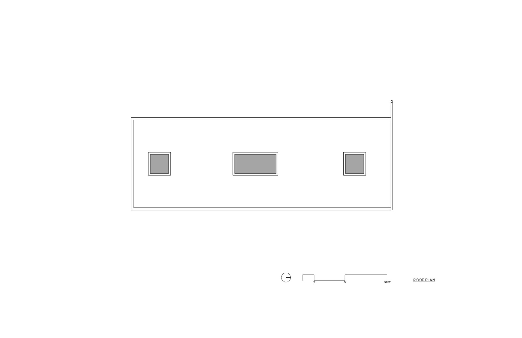 Roof plan. Ceramics Studio by GO'C.