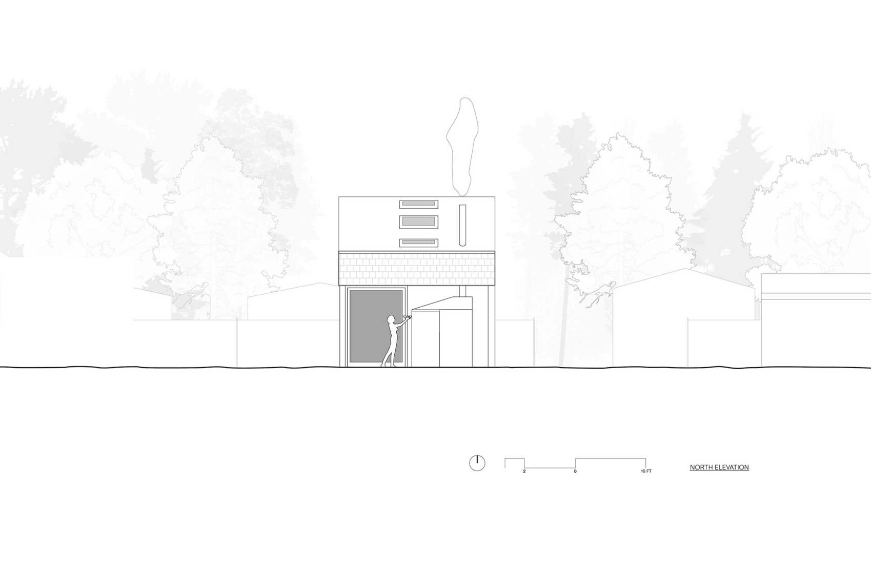 Elevation. Ceramics Studio by GO'C. 