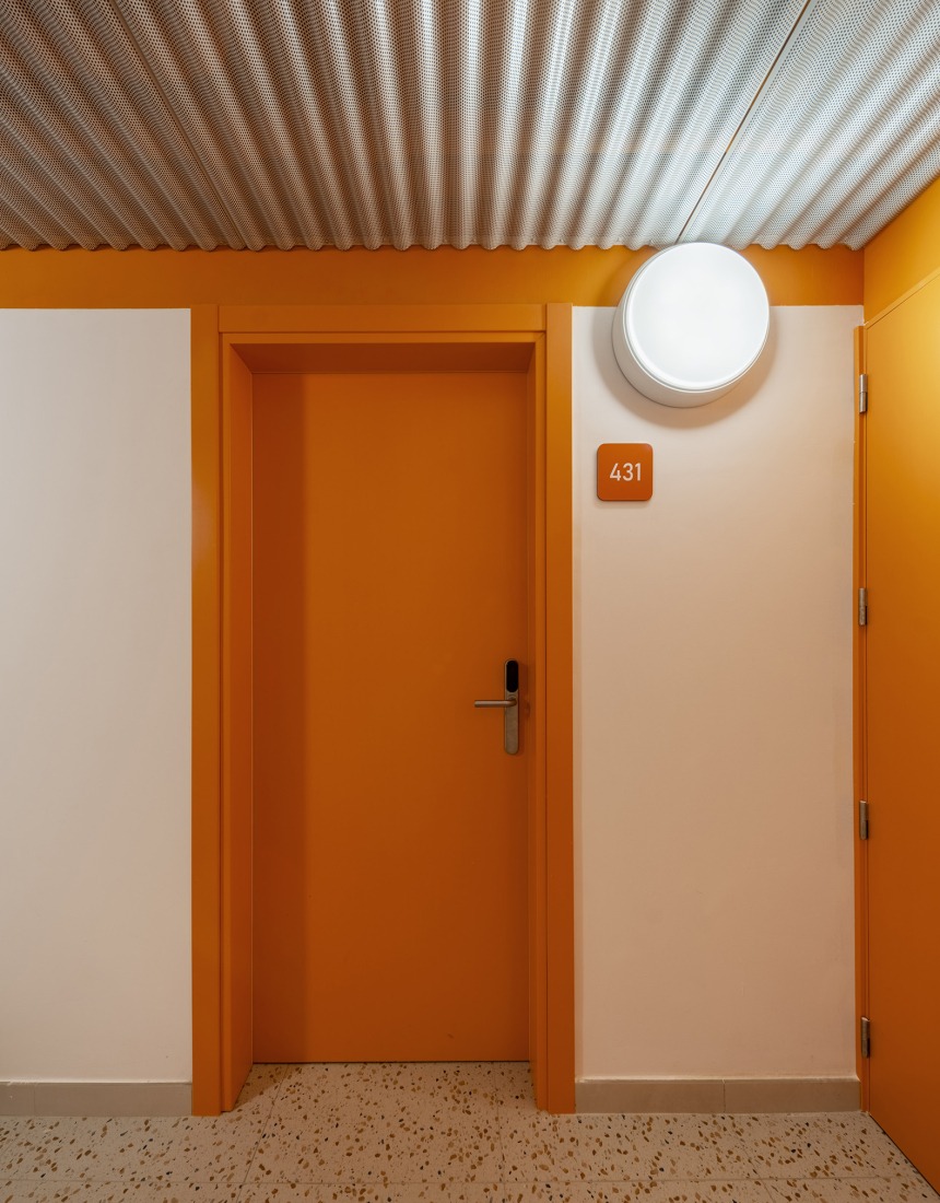 Student residence in Burjassot by Martín Lejarraga Oficina de Arquitectura. Photograph by David Frutos.