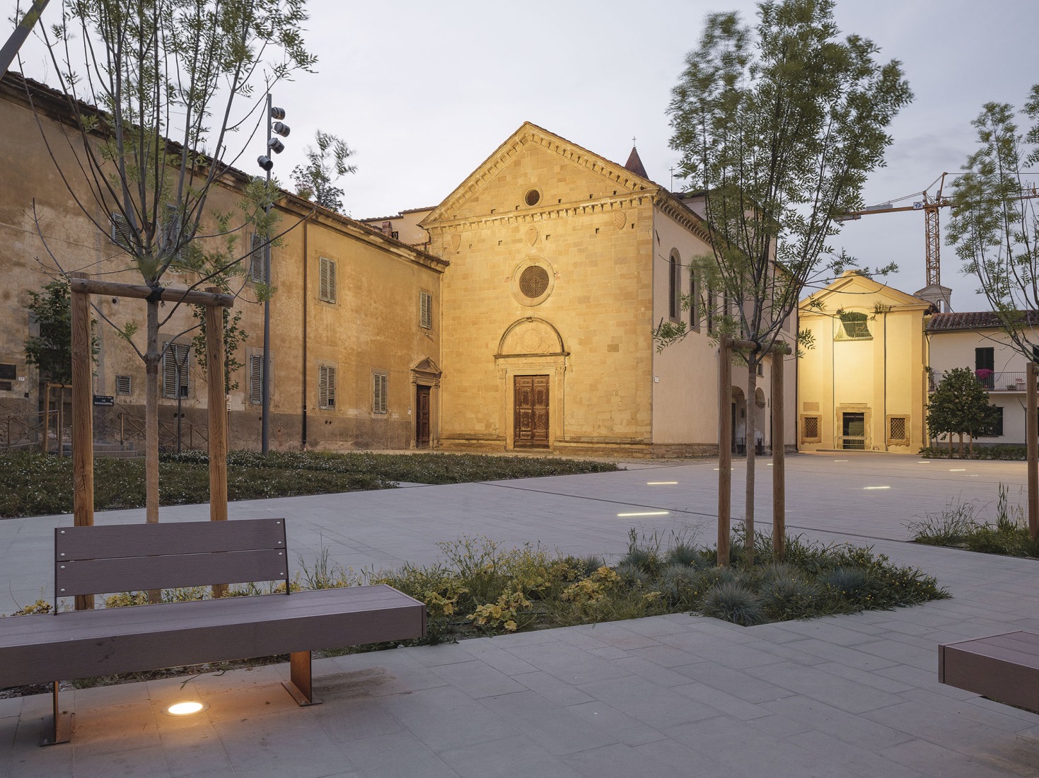 Piazza San Lorenzo in Pistoia by MICROSCAPE. Photograph by Filippo Poli.