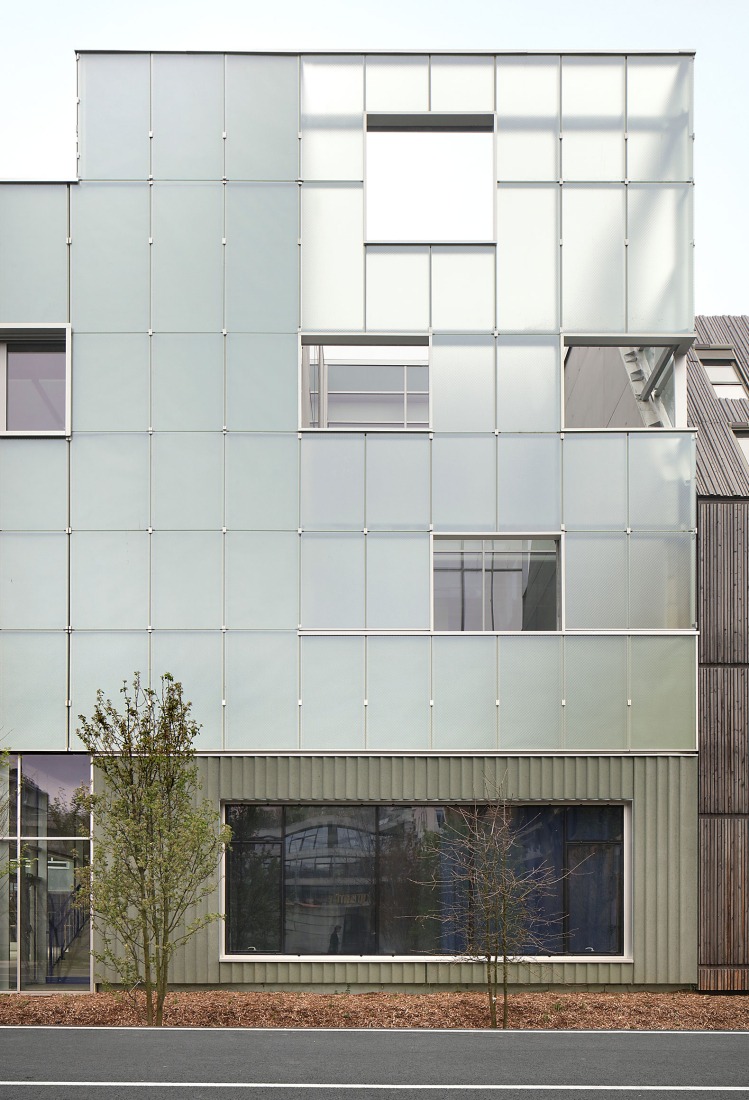 Campus experimental Renault por Mikoü Architecture. Fotografía por Filip Dujardin.