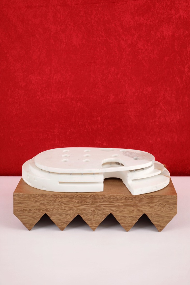 Maqueta. Centro acuático en Châteauroux por Mikoü. 