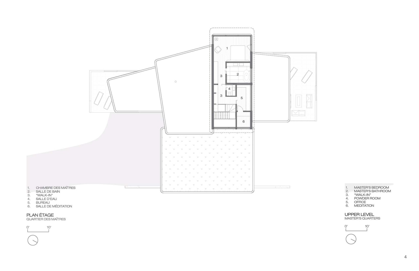 Plano de primera planta. El Albatros por MU Architecture. 