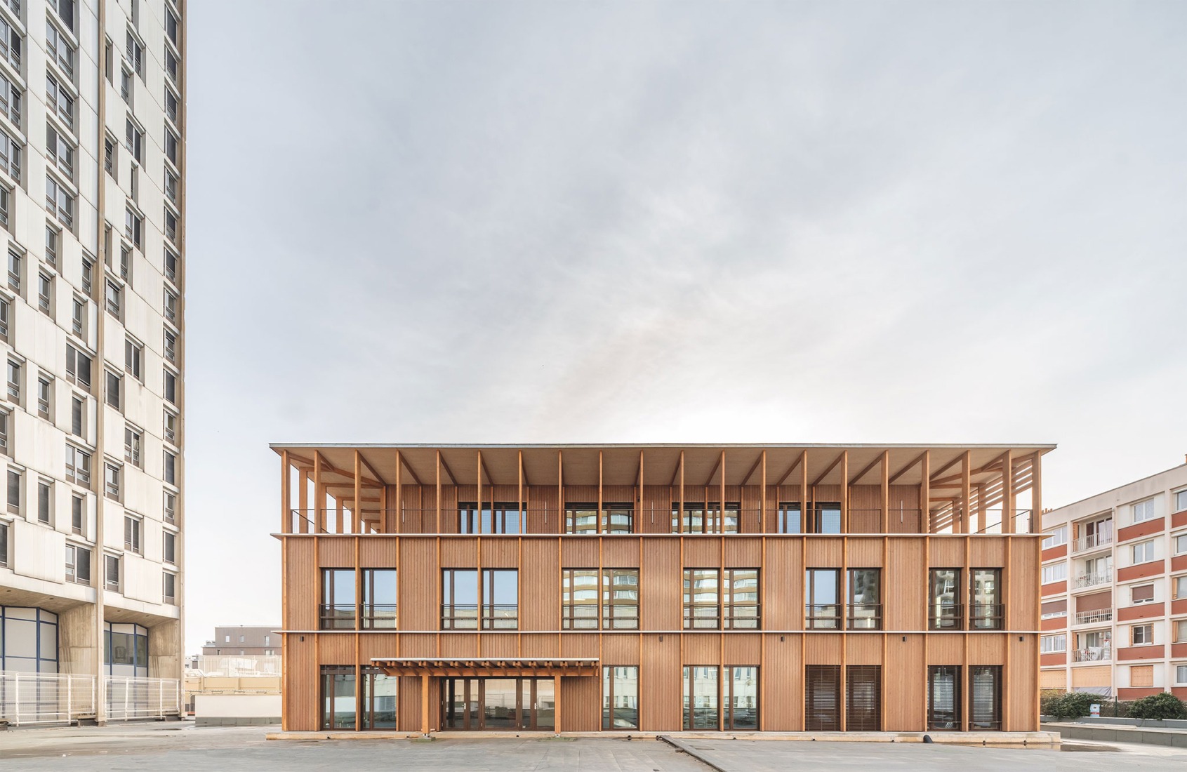Pabellón Keller por nunc architectes. Fotografía por Luc Boegly.