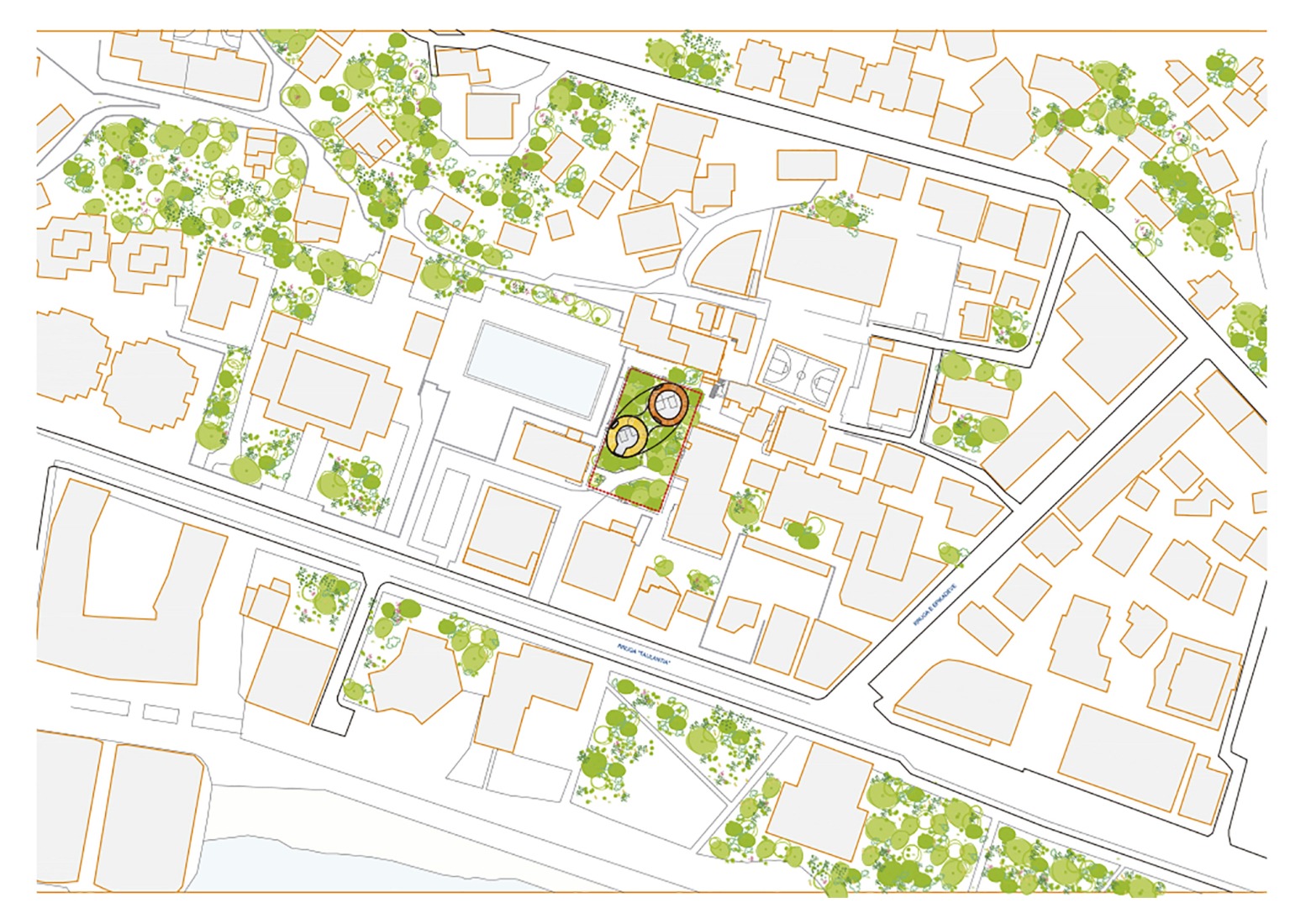 Plano de situación. «Sky-K» por SelgasCano + FRPO.