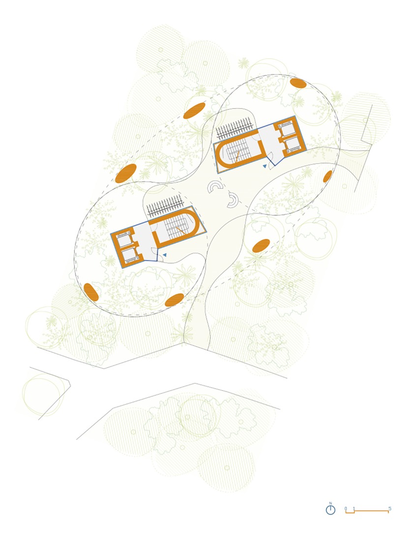 Plano de planta baja. «Sky-K» por SelgasCano + FRPO.