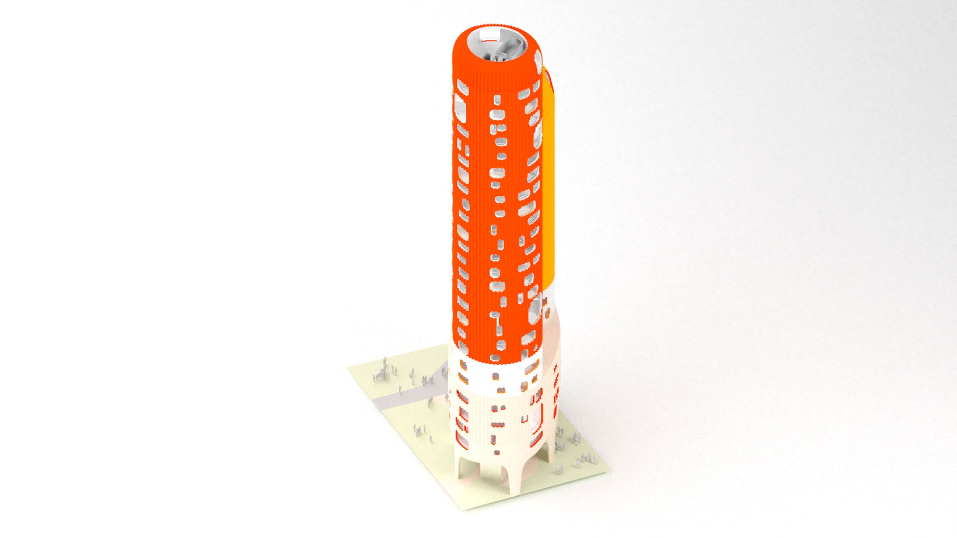 Maqueta. «Sky-K» por SelgasCano + FRPO.