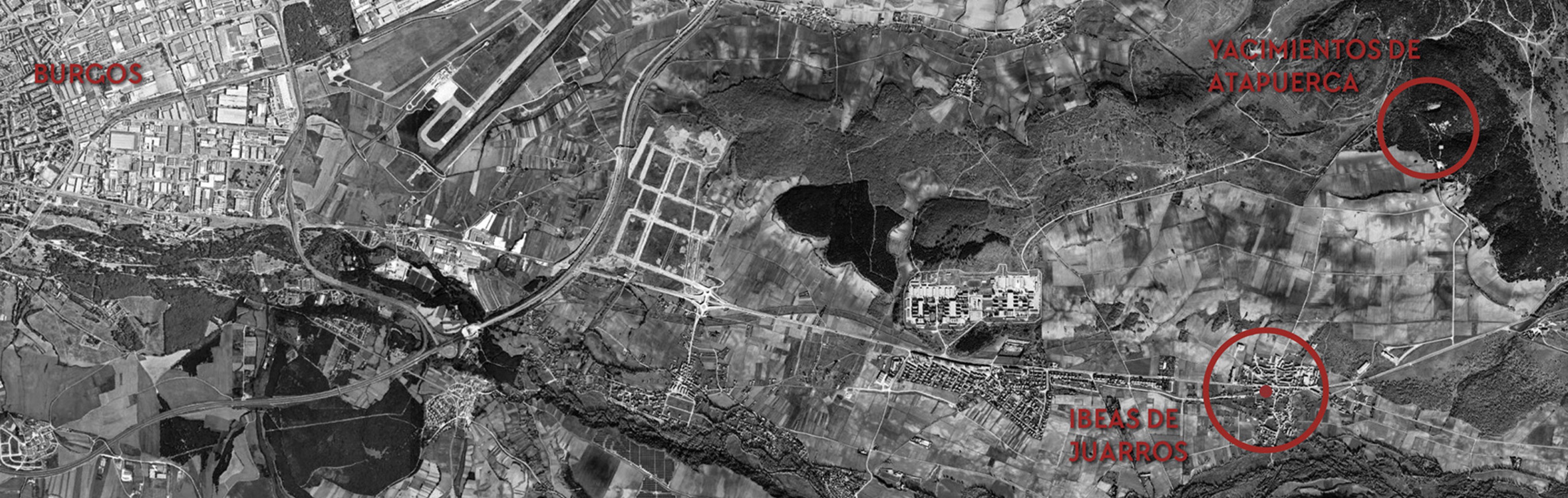 Location plan. Fundación Atapuerca Expansion by A2G Arquitectos + Oa estudio.