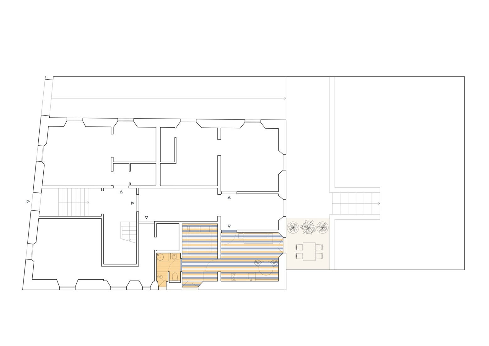 General floor plan. Palazzina Maresa by AFSa.