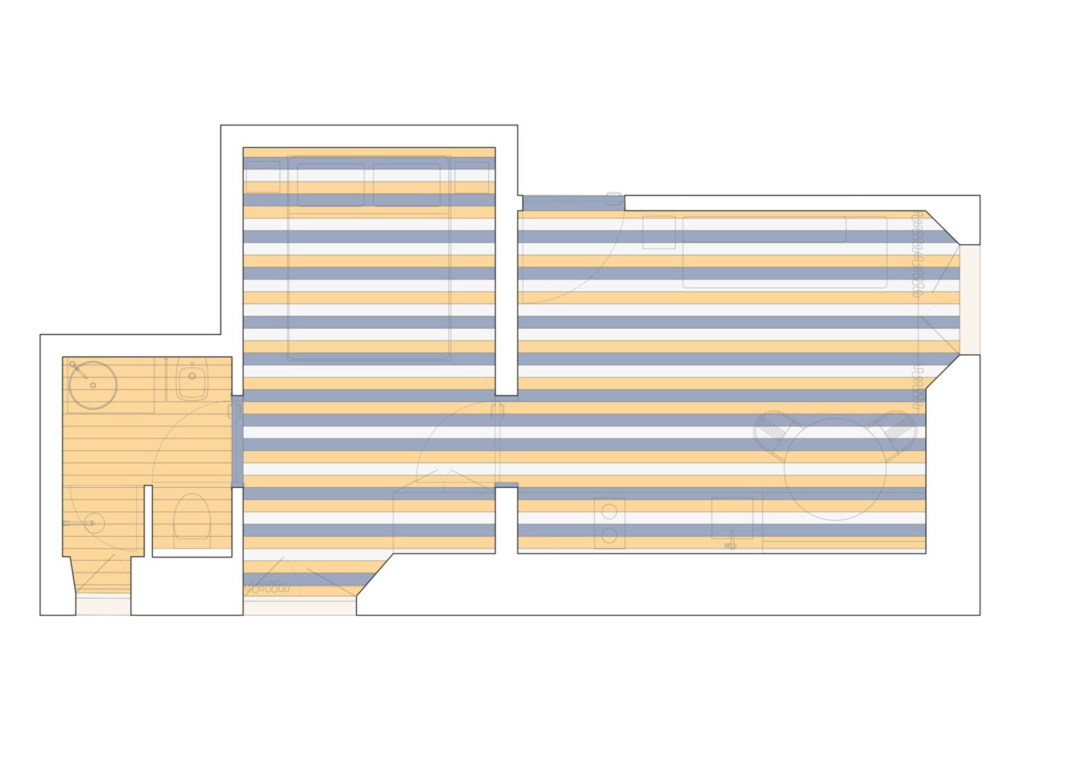 Project floor plan. Palazzina Maresa by AFSa.