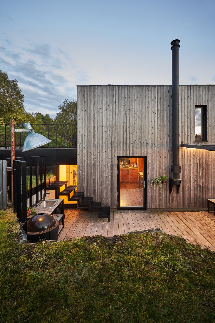 Kystadaasen House by Agraff Arkitektur. Photograph by Kristoffer Wittrup.