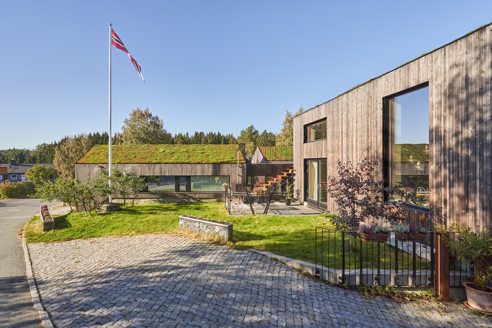 Kystadaasen House by Agraff Arkitektur. Photograph by Kristoffer Wittrup.