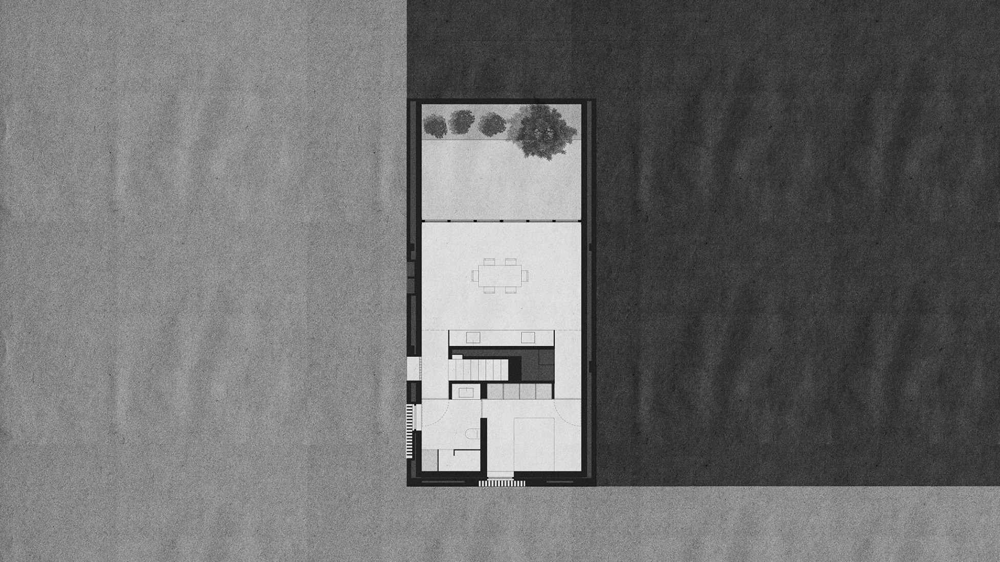 Ground floor plan. Casa Nido by Iterare arquitectos.