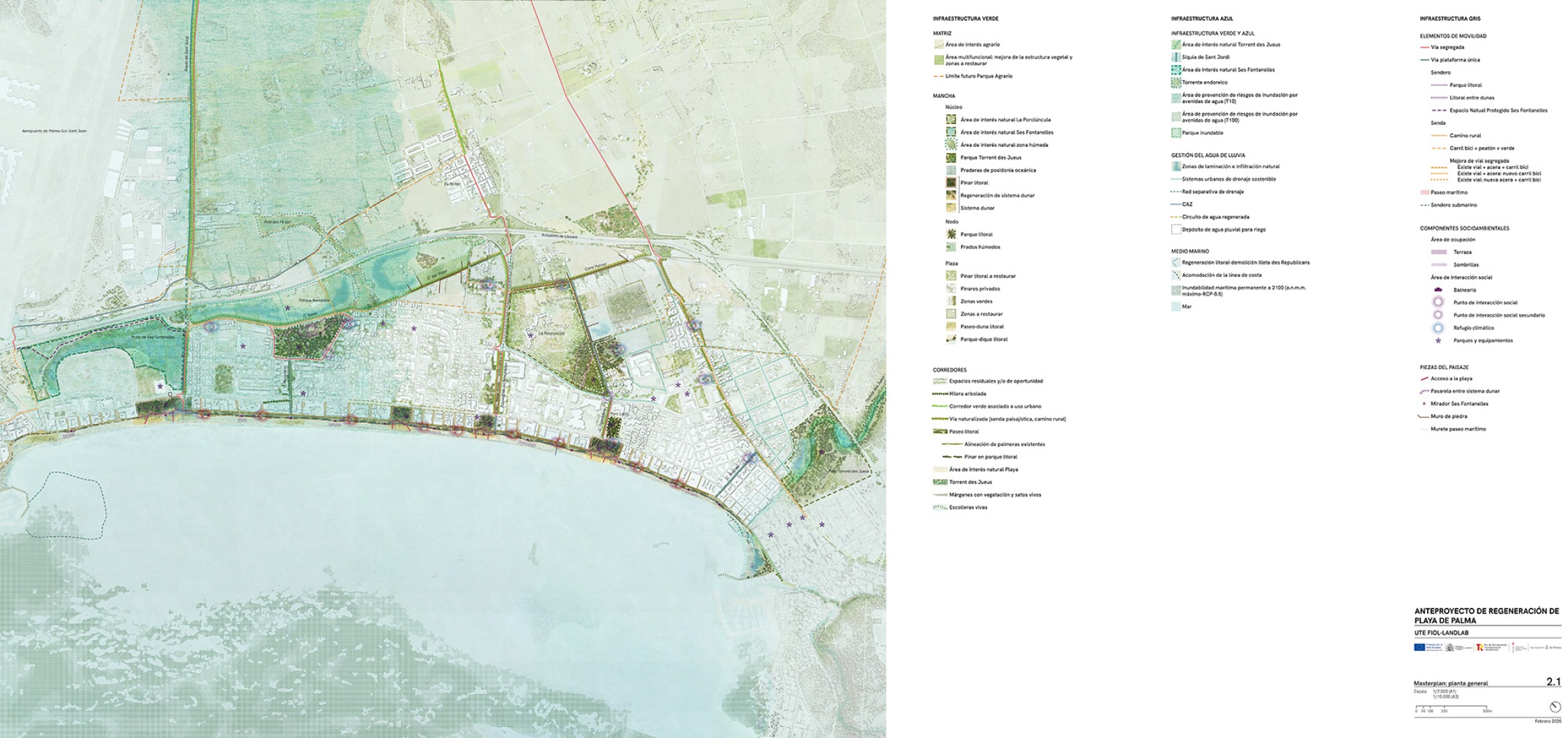 Strategy plan. Strategic Regeneration Plan for Playa de Palma by LANDLAB + Fiol Aquitectes.