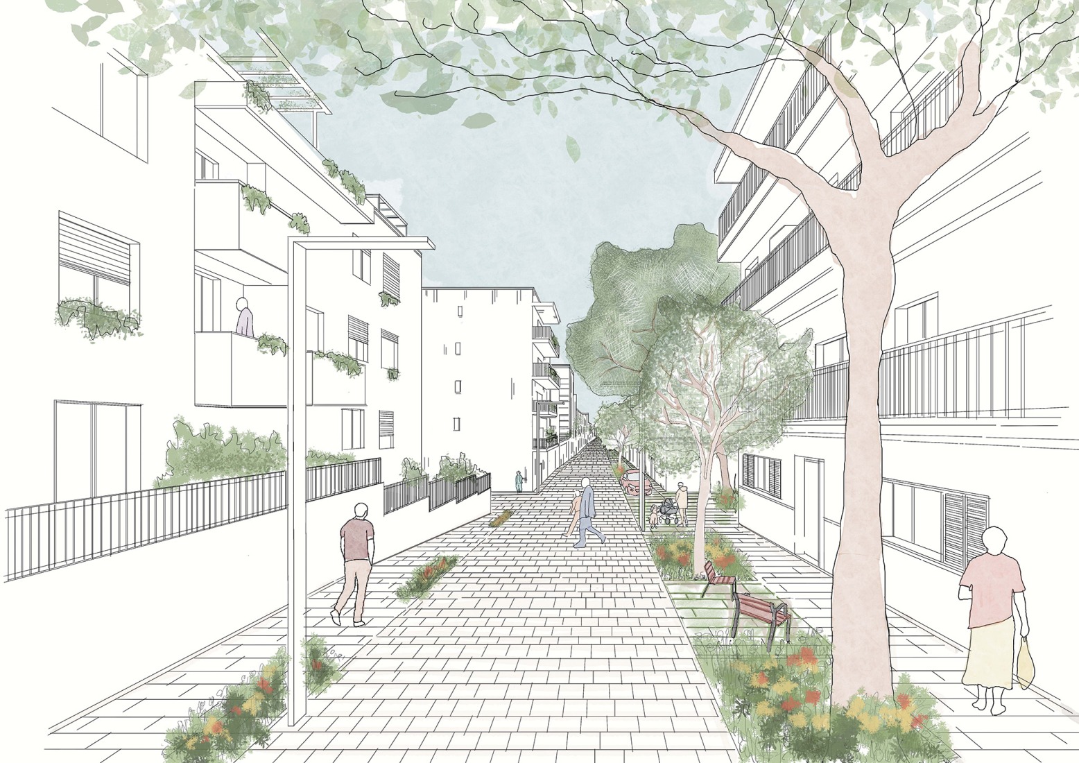 Drawings. Strategic Regeneration Plan for Playa de Palma by LANDLAB + Fiol Aquitectes.