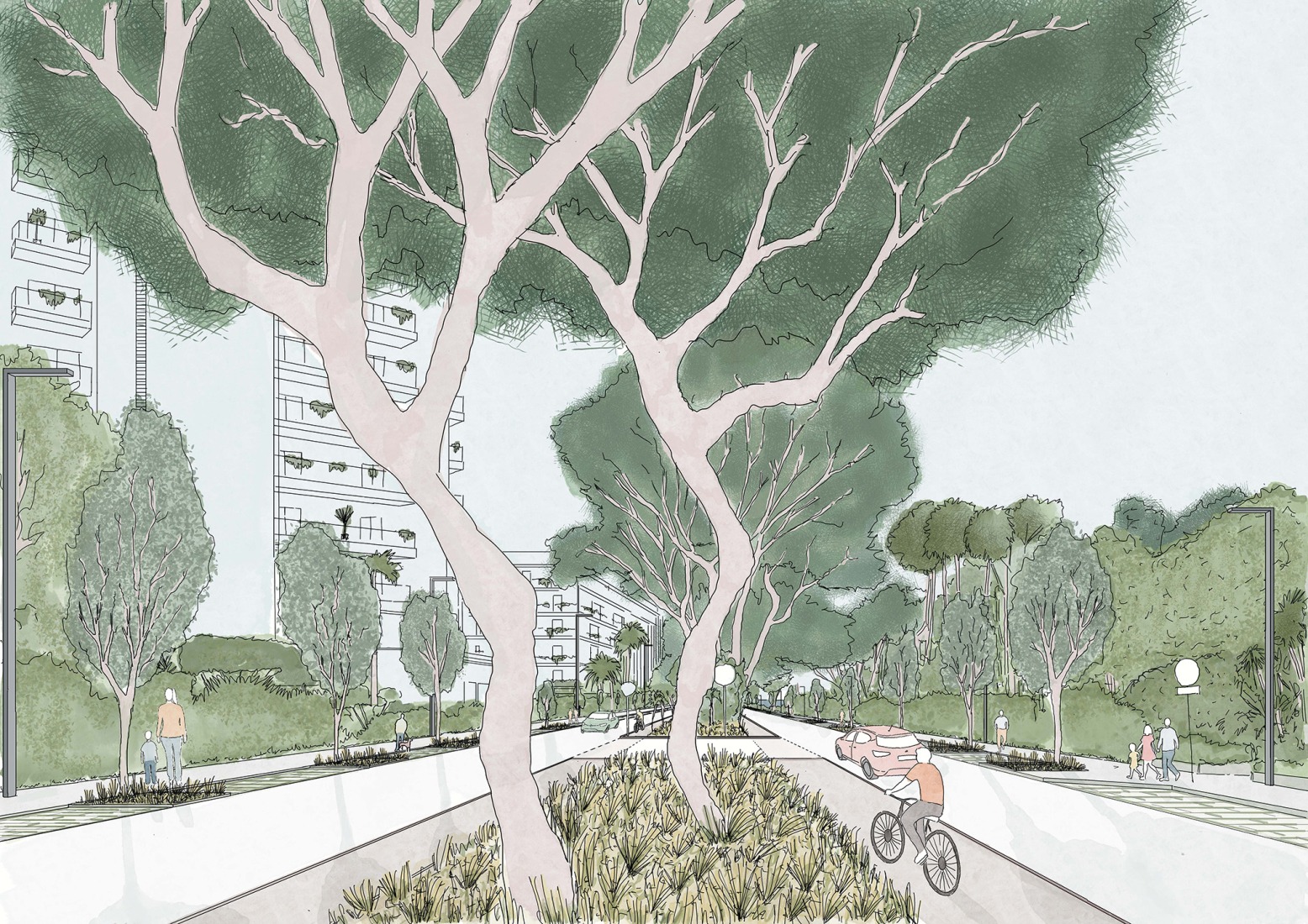 Drawings. Strategic Regeneration Plan for Playa de Palma by LANDLAB + Fiol Aquitectes.