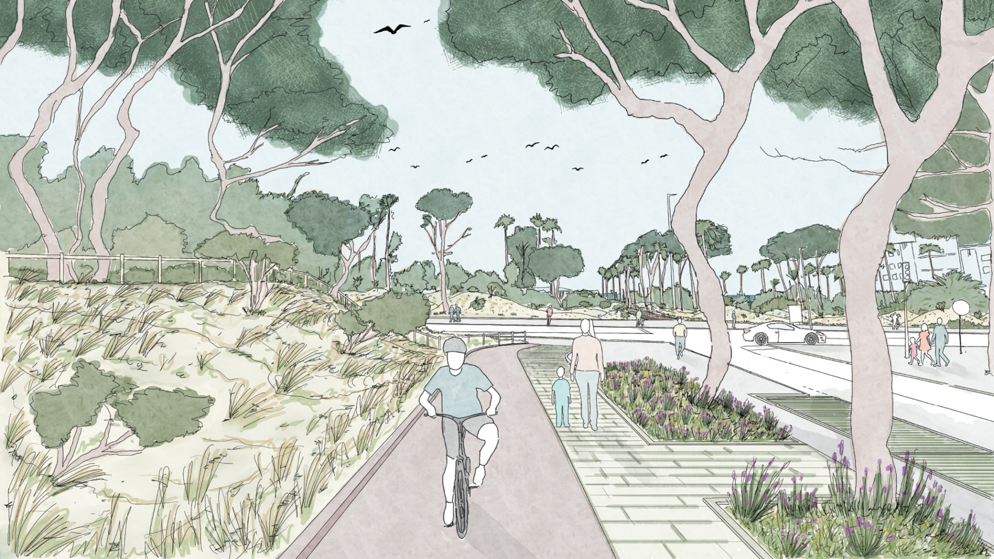 Drawings. Strategic Regeneration Plan for Playa de Palma by LANDLAB + Fiol Aquitectes.