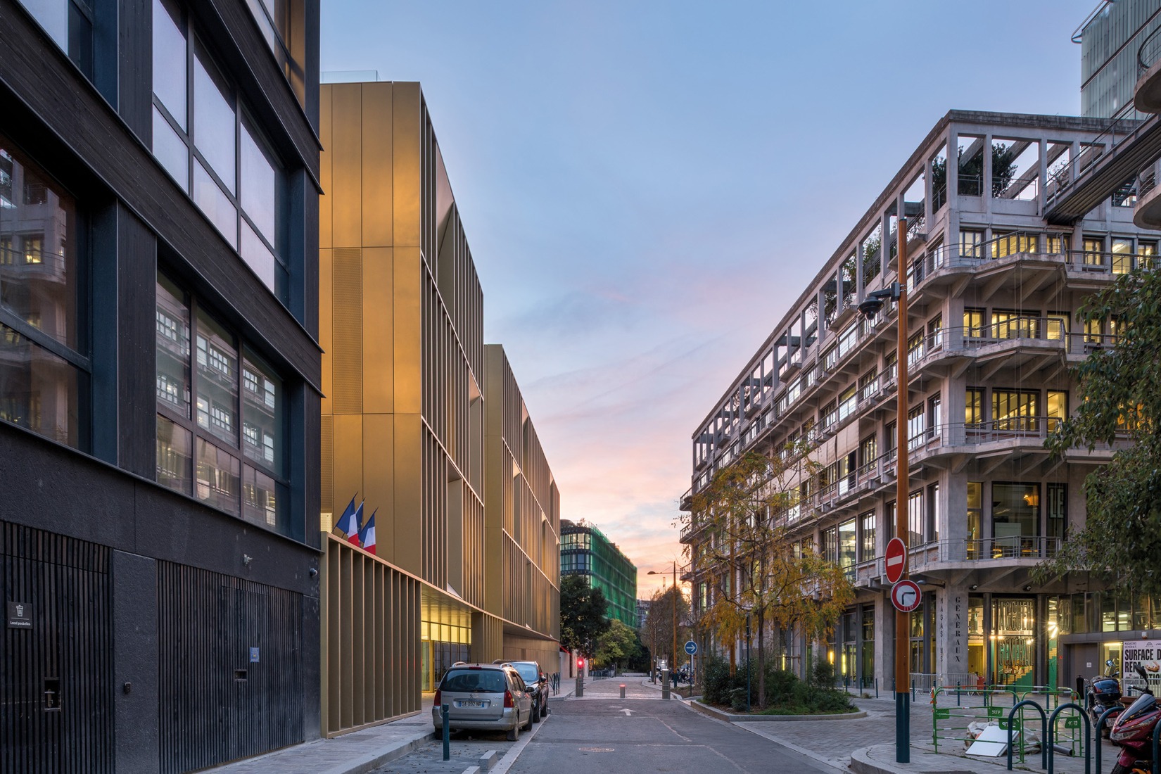 School complex Sophie Germain by Marjan Hessamfar and Joe Vérons. Photograph by Jean-François Tremege.