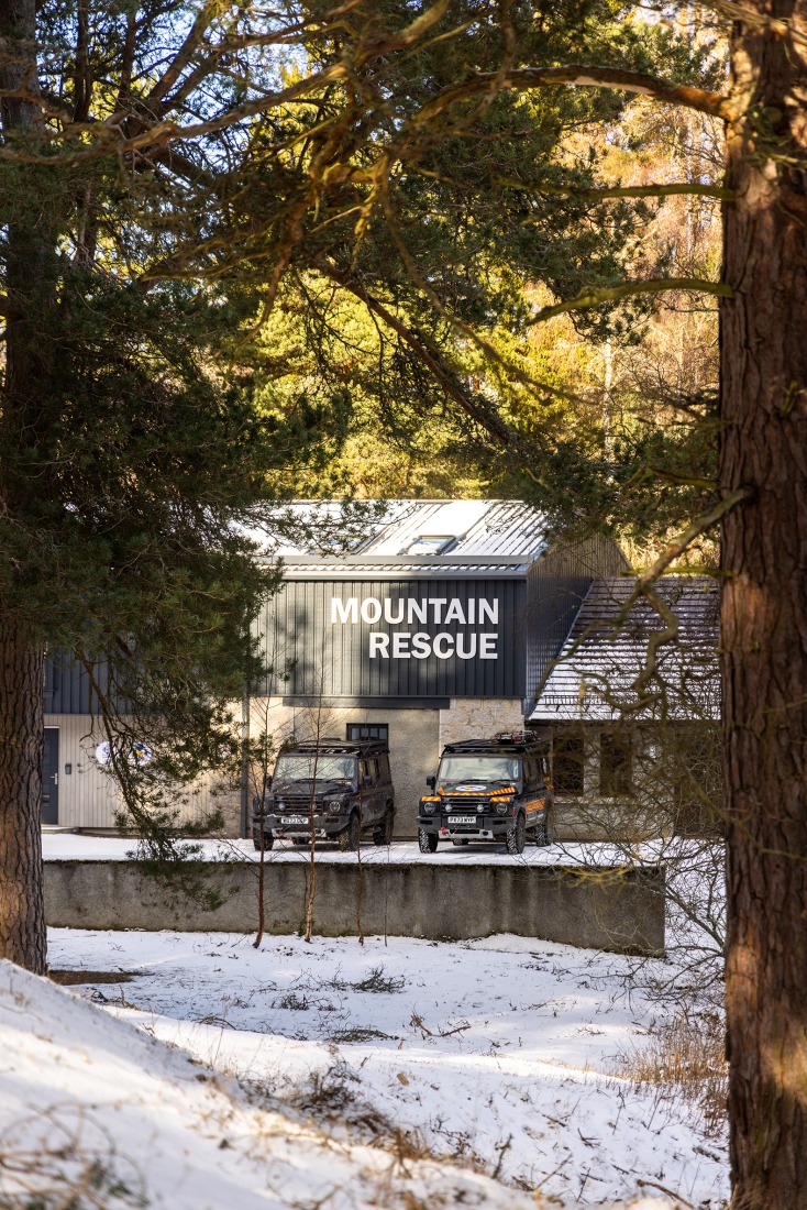 Braemar Mountain Rescue Centre by Moxon Architects. Photograph by Moxon Architects.