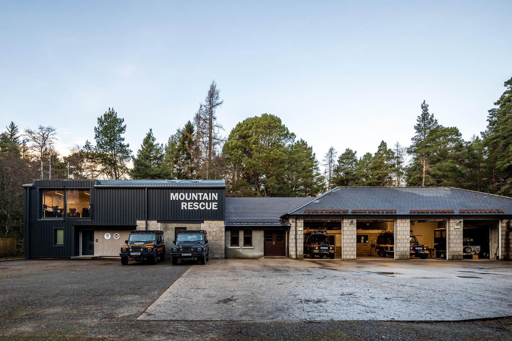 Braemar Mountain Rescue Centre by Moxon Architects. Photograph by Moxon Architects.