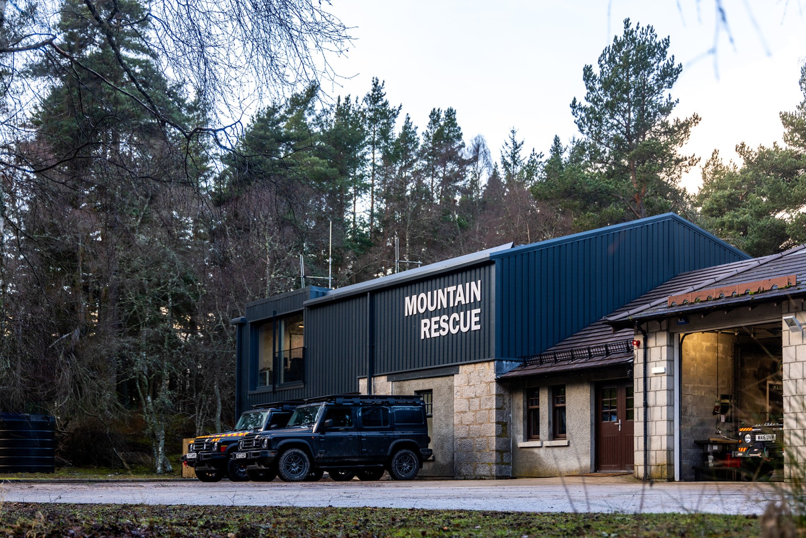 Braemar Mountain Rescue Centre by Moxon Architects. Photograph by Moxon Architects.