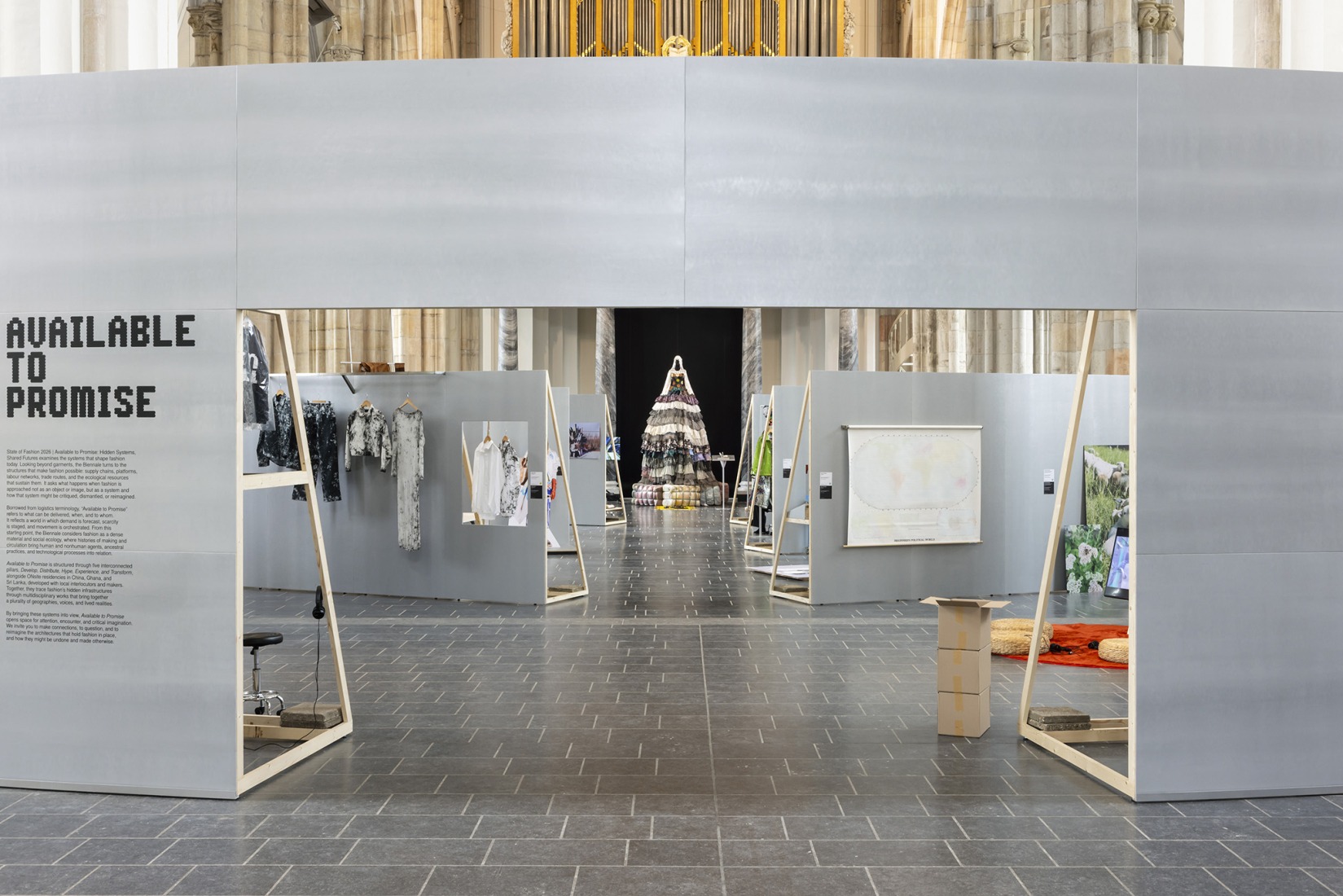 State of Fashion Biennale: "Available to Promise" by OMA. Photograph by Eva Broekema.