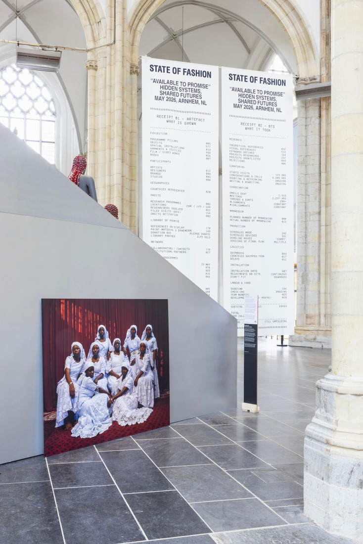 State of Fashion Biennale: "Available to Promise" by OMA. Photograph by Eva Broekema.