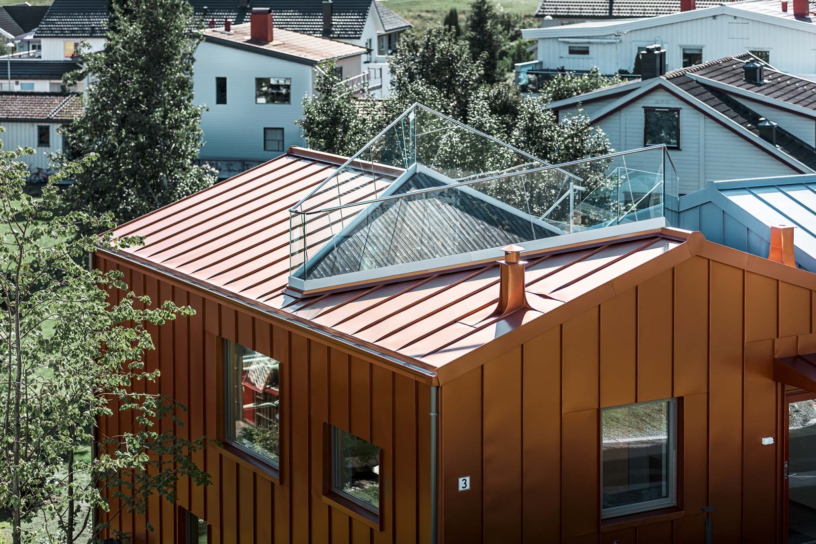 "Josefinesvingen" by Agraff Arkitektur AS. Photograph by Hires. 