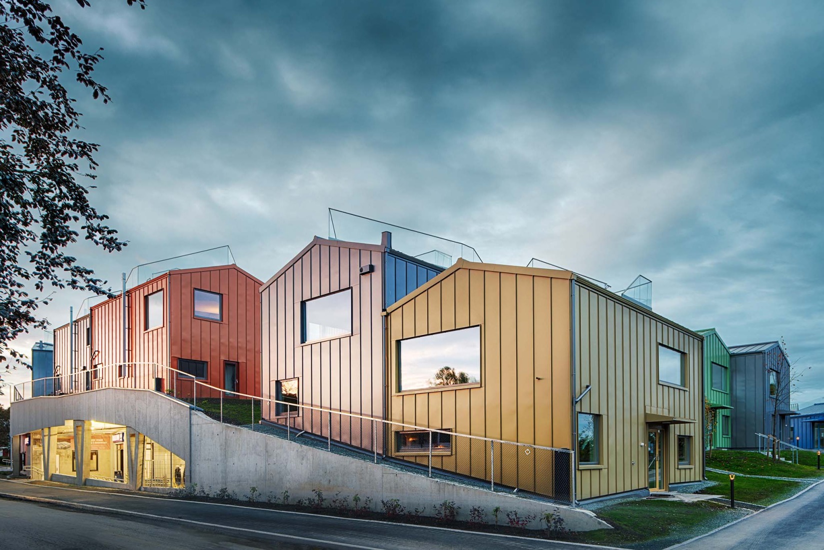 "Josefinesvingen" by Agraff Arkitektur AS. Photograph by Hires. 