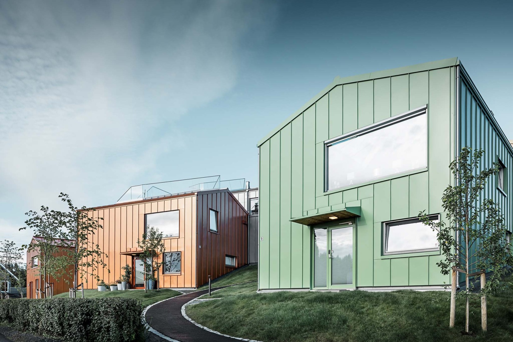 "Josefinesvingen" by Agraff Arkitektur AS. Photograph by Hires. 