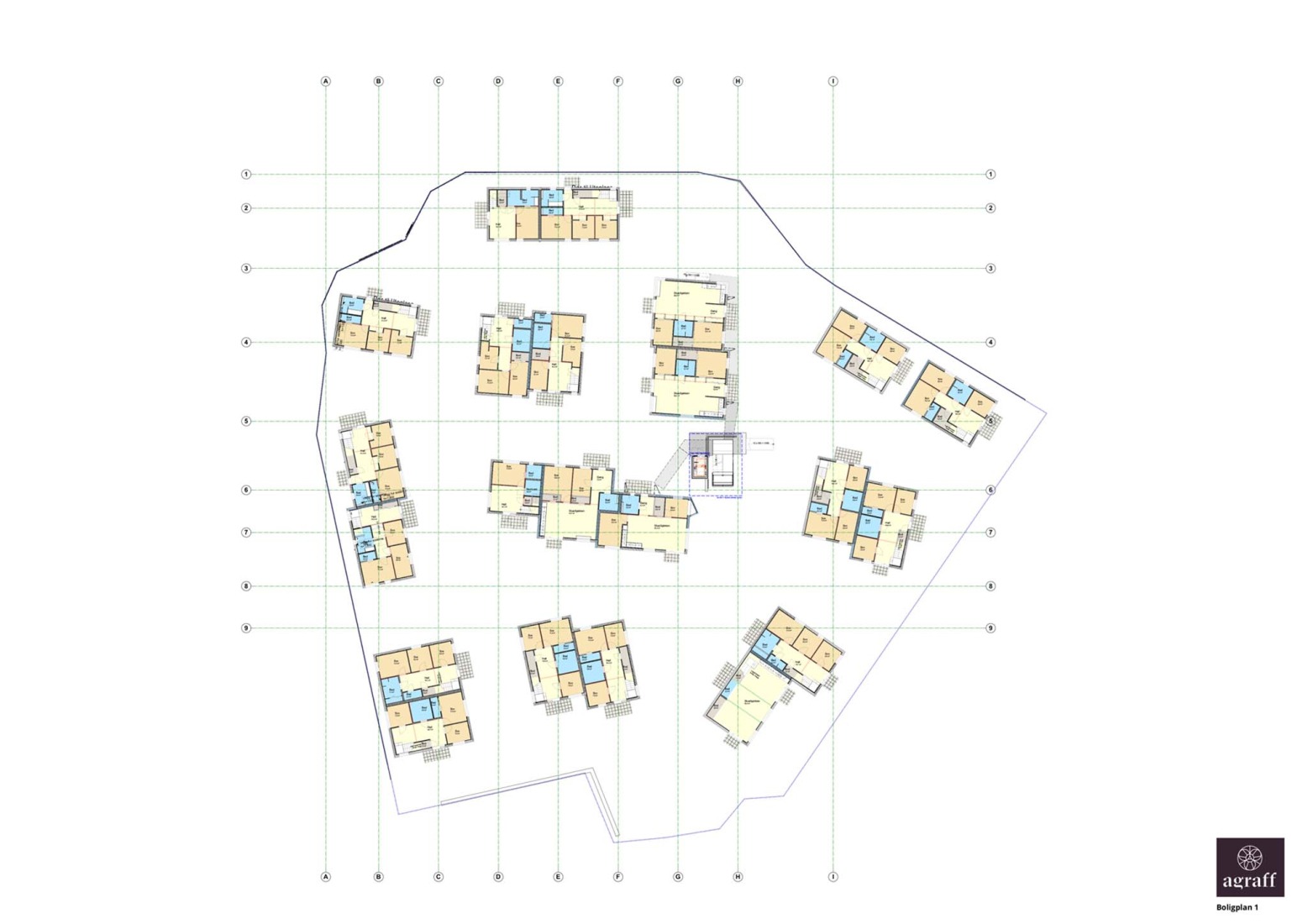 Ground floor plan. "Josefinesvingen" by Agraff Arkitektur AS. 