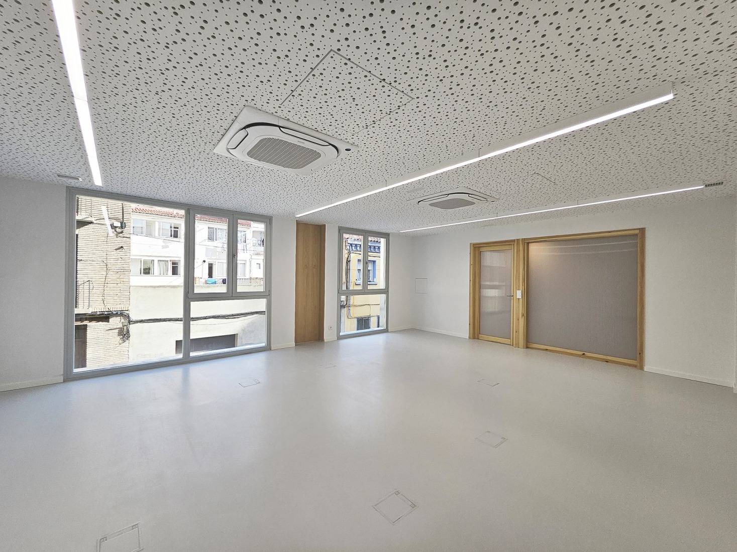 Stanbrook Training Centre Expansion by Grávalosdimonte Arquitectos. Photograph by Alex Sahún, Alberto Casas.