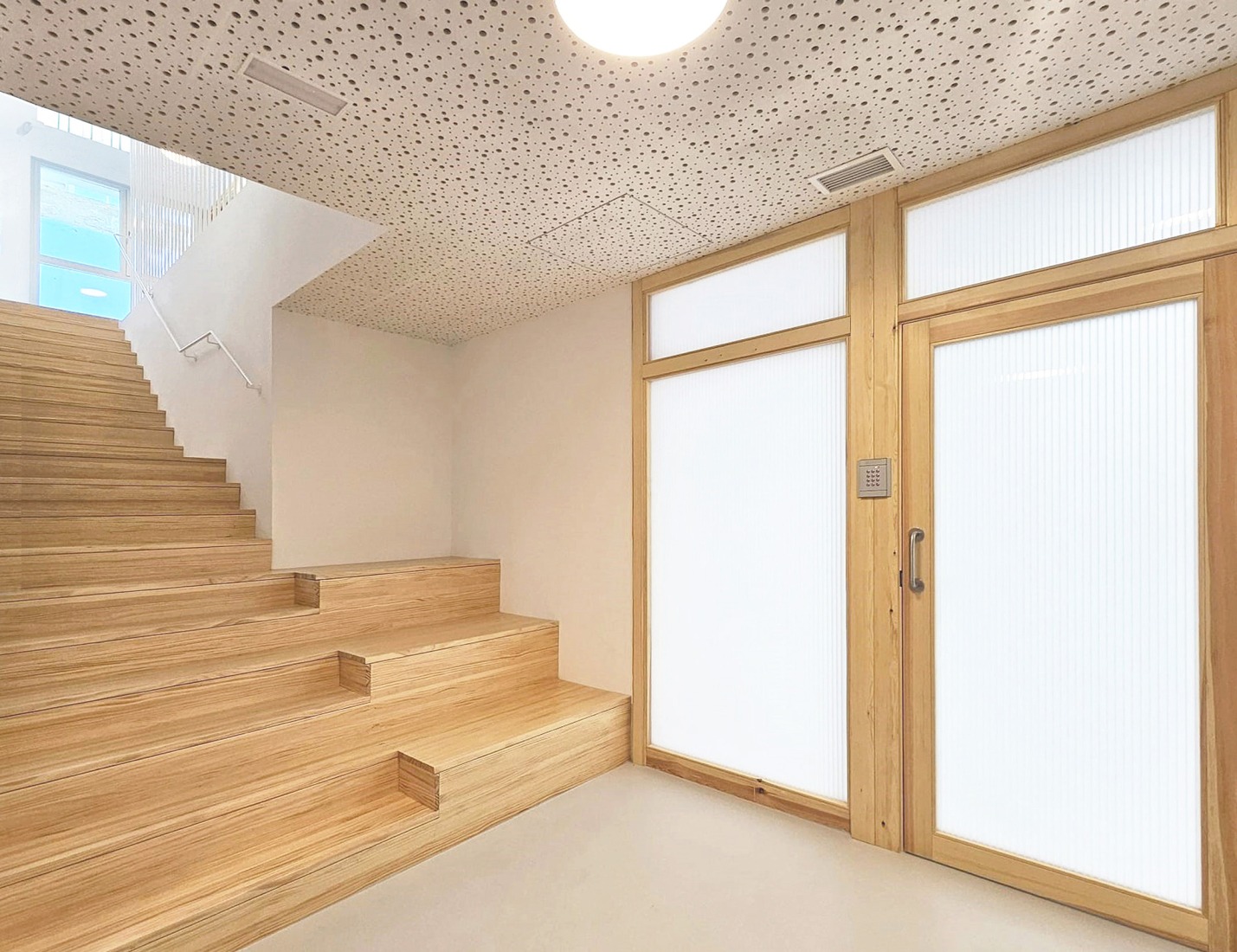 Stanbrook Training Centre Expansion by Grávalosdimonte Arquitectos. Photograph by Alex Sahún, Alberto Casas.