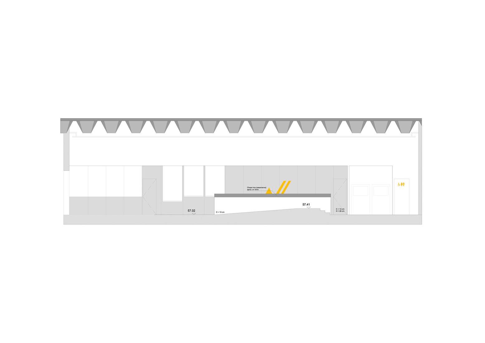 Sección. Estación de Benidorm por Hulot.