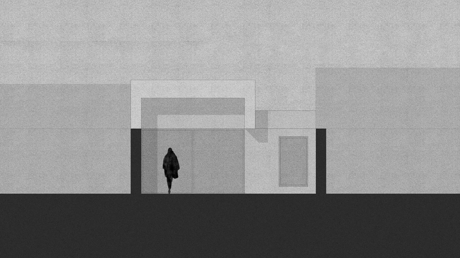 Elevation. School in Aguas Nuevas by Iterare architects.
