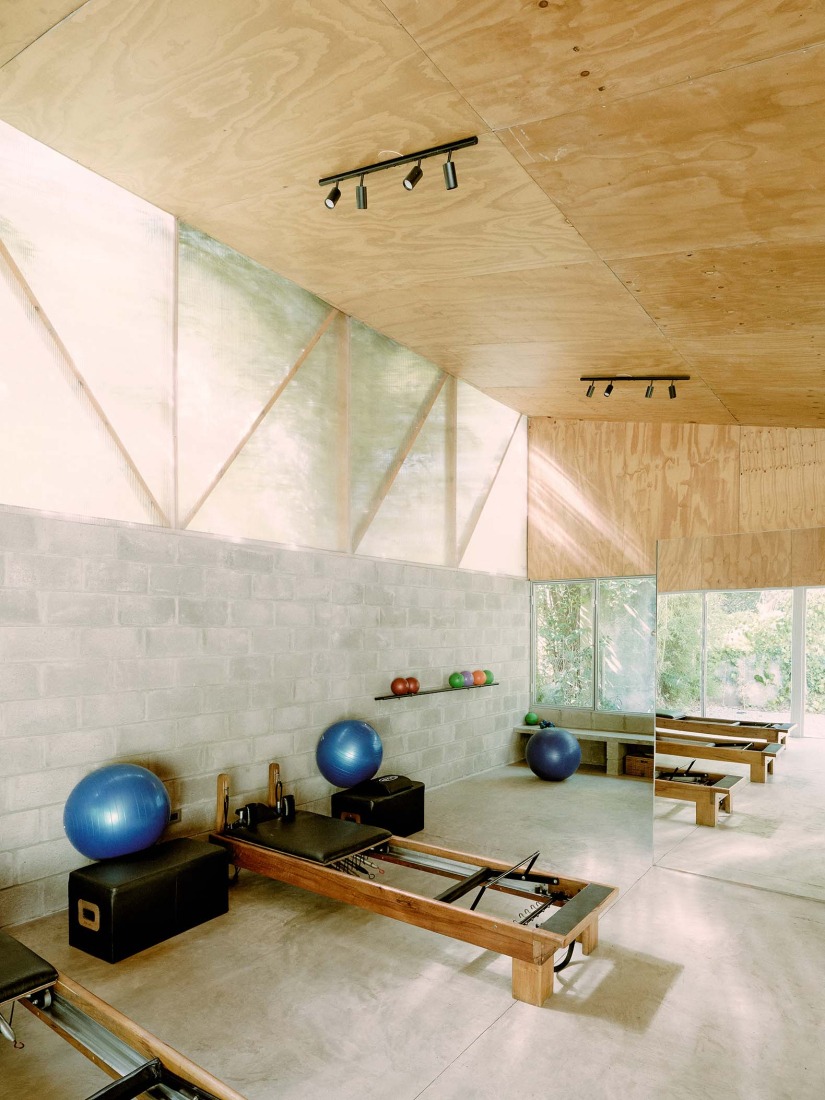 Pabellón de Pilates por Juan Bechini. Fotografía por Agustin Calvetti.