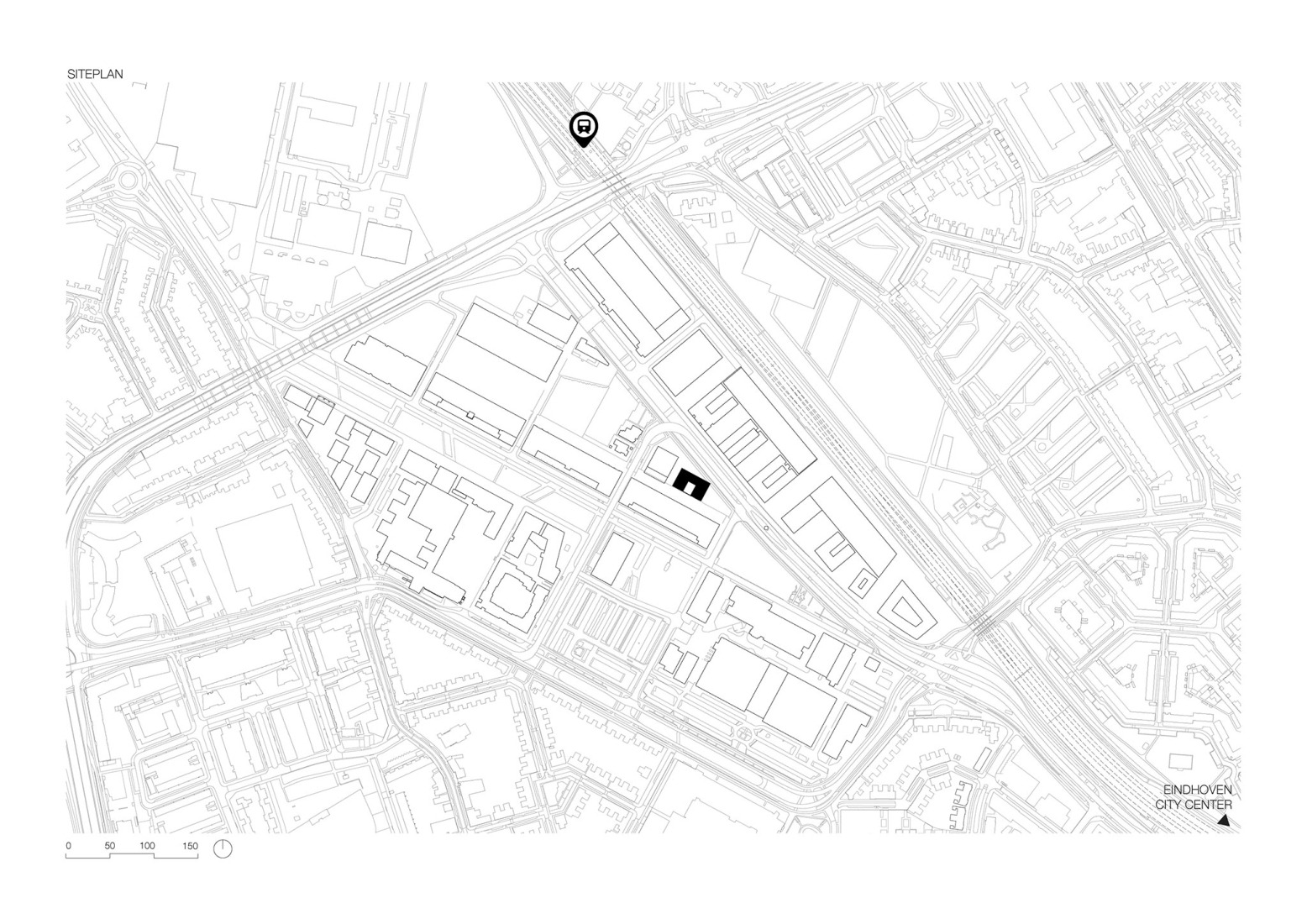Plano de ubicación. Matchbox por KAAN Architecten. 