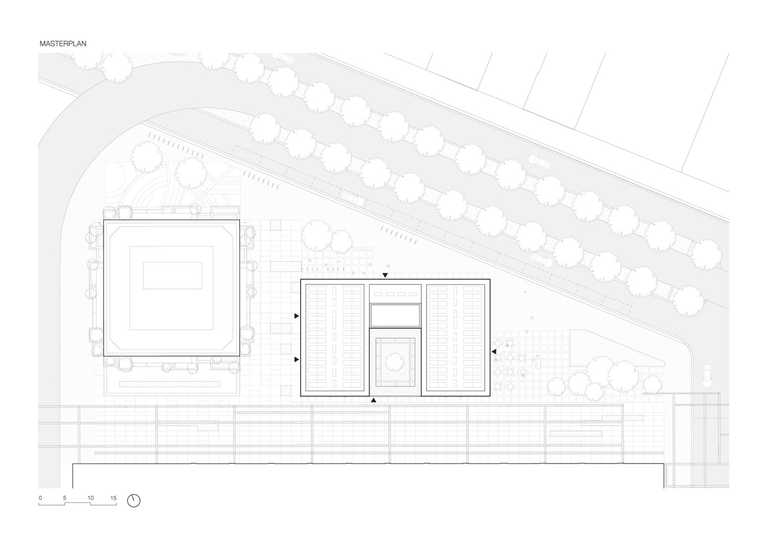 Plano de situación. Matchbox por KAAN Architecten. 