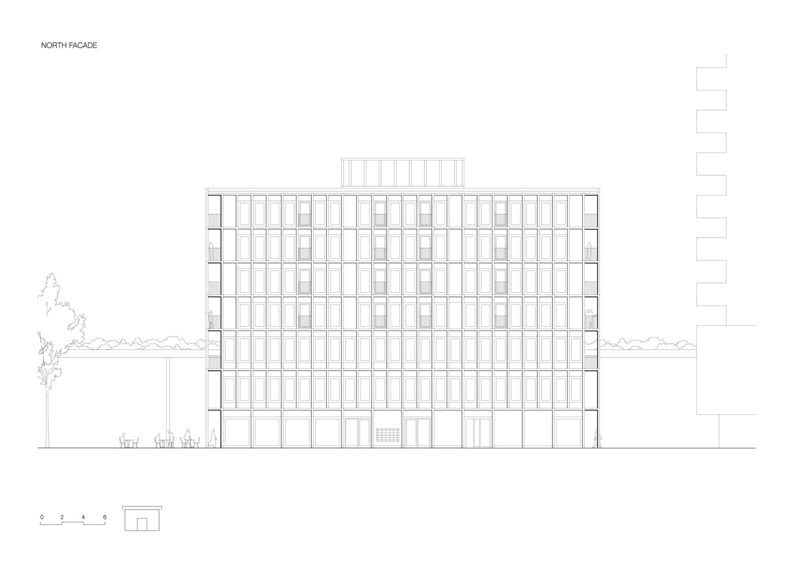 Fachada norte. Matchbox por KAAN Architecten. 