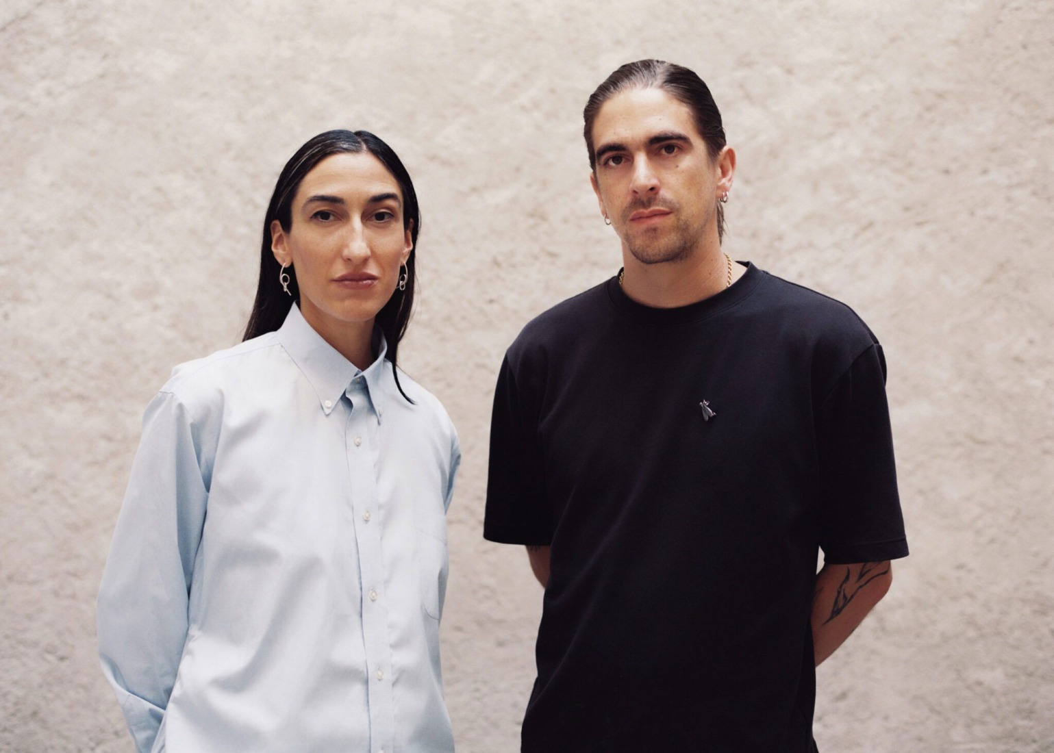 Isabel Abascal and Alessandro Arienzo, LANZA atelier. Photograph by Pia Riverola.